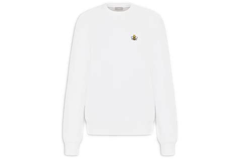 dior sweatshirt white|Dior crewneck sweatshirt.